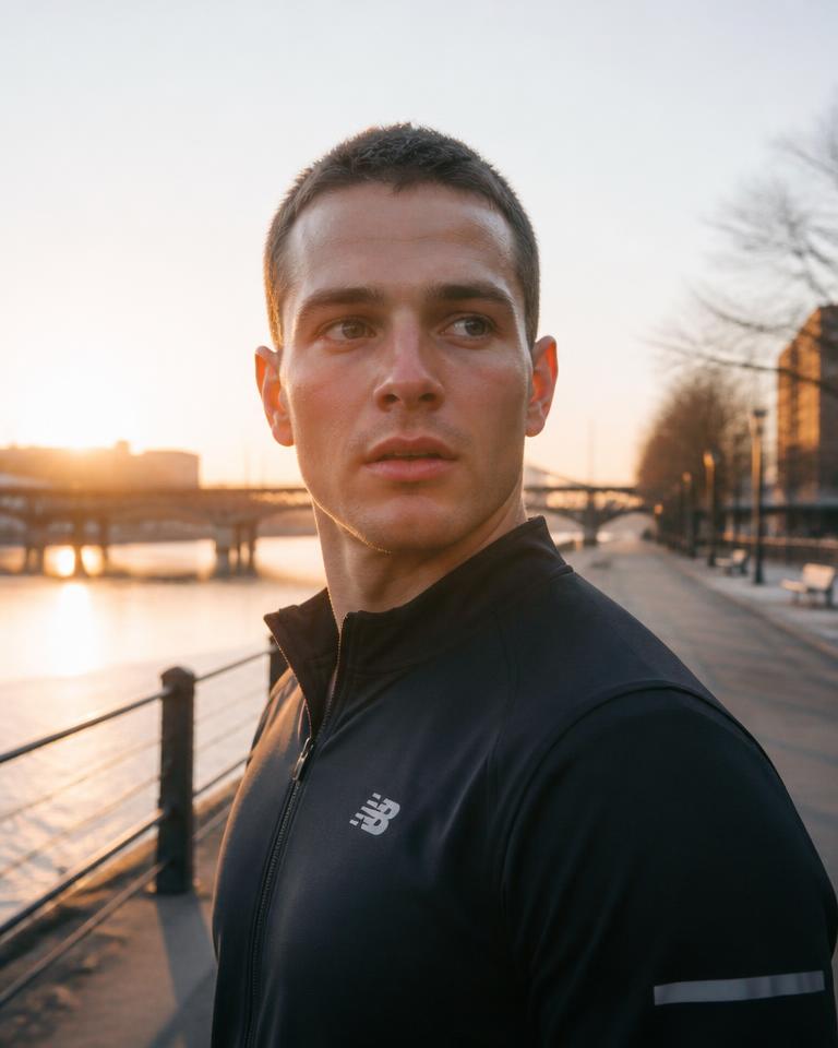 Portret fikcyjnej postaci Bartek, wizerunek wygenerowany przez AI